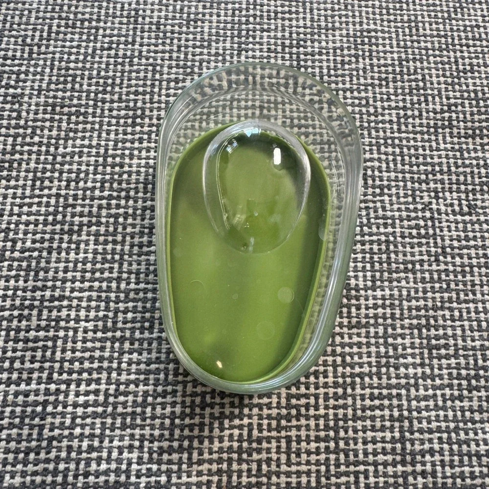 Avocado Food Storage Container Clear Plastic Freshness Saver with Green Lid